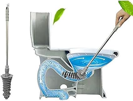 Tech Traders ® Powerful Toilet Plunger,Toilet Plunger Wit...